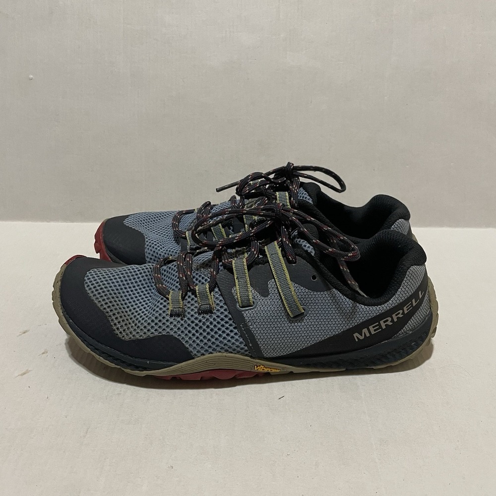 Merrell Trail Glove 7 Womens 8 Gray Mesh Trail Running Shoes Vibram J067248